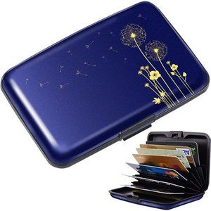 Mini Credit Card Holder, RFID Blocking Slim Hard Card Case ID Case Travel Wallet